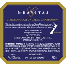 Gravitas - Unoaked Chardonnay